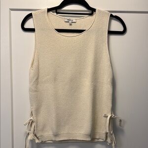 MADEWELL SML Sleeveless Knit Top with Side Ties